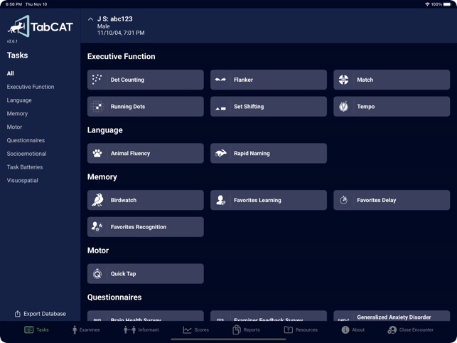 TabCAT screenshot 1 of 3