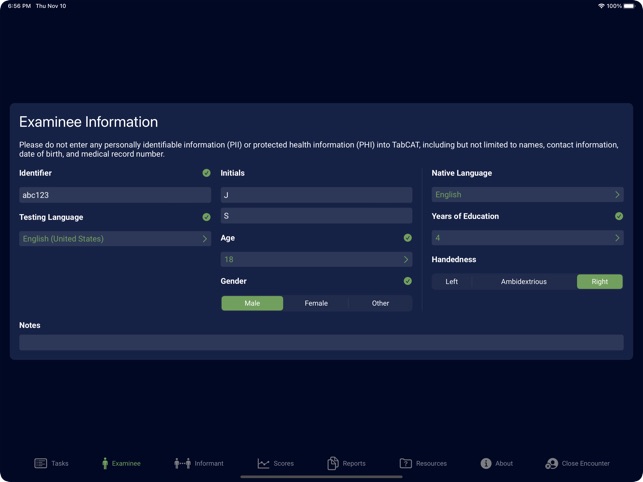 TabCAT screenshot 2 of 3