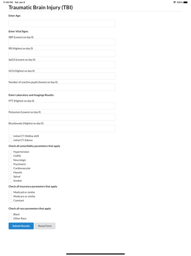 Traumatic Brain Injury screenshot 1 of 6