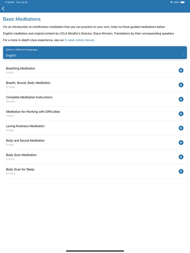 UCLA Mindful screenshot 2 of 15