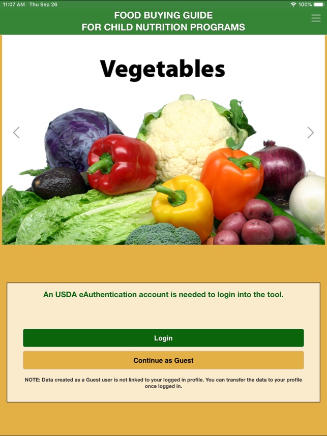 USDA FBG screenshot 1 of 32