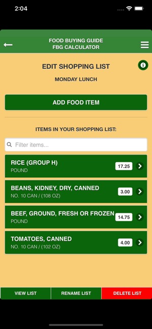 USDA FBG screenshot 14 of 32