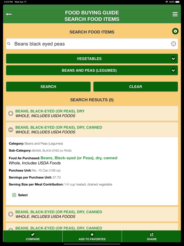 USDA FBG screenshot 4 of 32