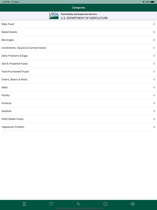 USDA FoodKeeper screenshot 1 of 35