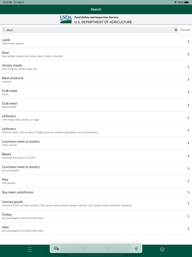 USDA FoodKeeper screenshot 6 of 35
