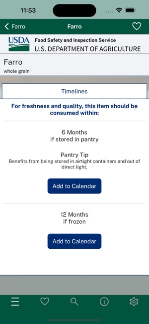 USDA FoodKeeper screenshot 10 of 35