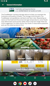 USDA FoodKeeper screenshot 28 of 35