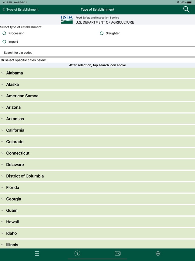 USDA MPI Directory screenshot 3 of 35