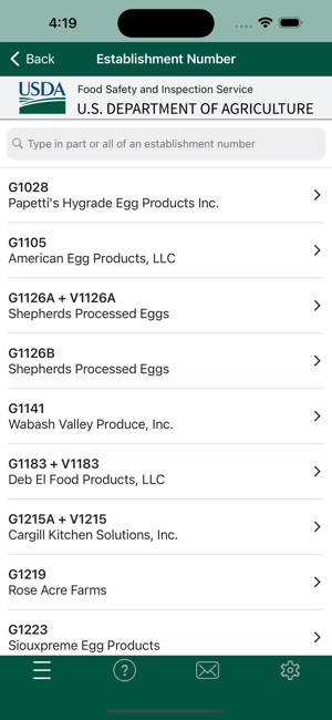 USDA MPI Directory screenshot 8 of 35