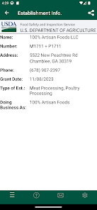 USDA MPI Directory screenshot 15 of 35