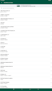 USDA MPI Directory screenshot 34 of 35