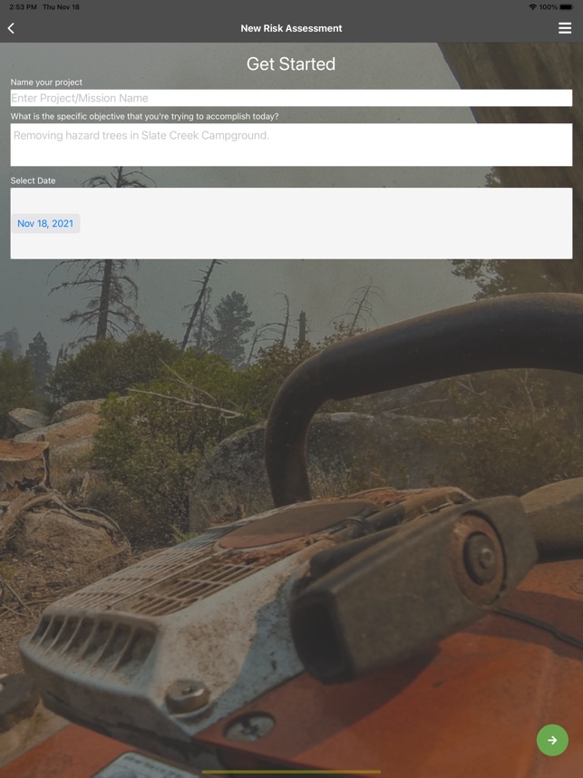 USFS Risk Calculator screenshot 2 of 23