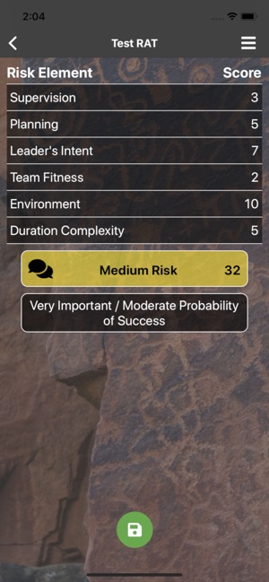 USFS Risk Calculator screenshot 15 of 23