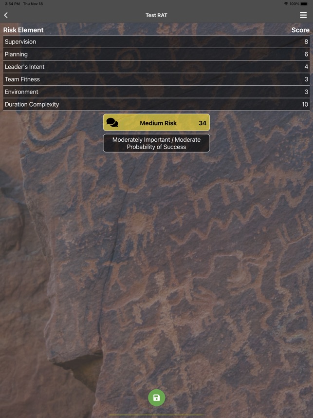 USFS Risk Calculator screenshot 5 of 23