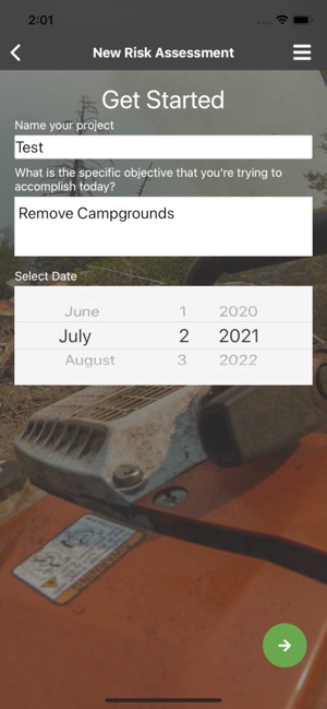 USFS Risk Calculator screenshot 8 of 23