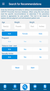 USPSTF Prevention TaskForce screenshot 11 of 15