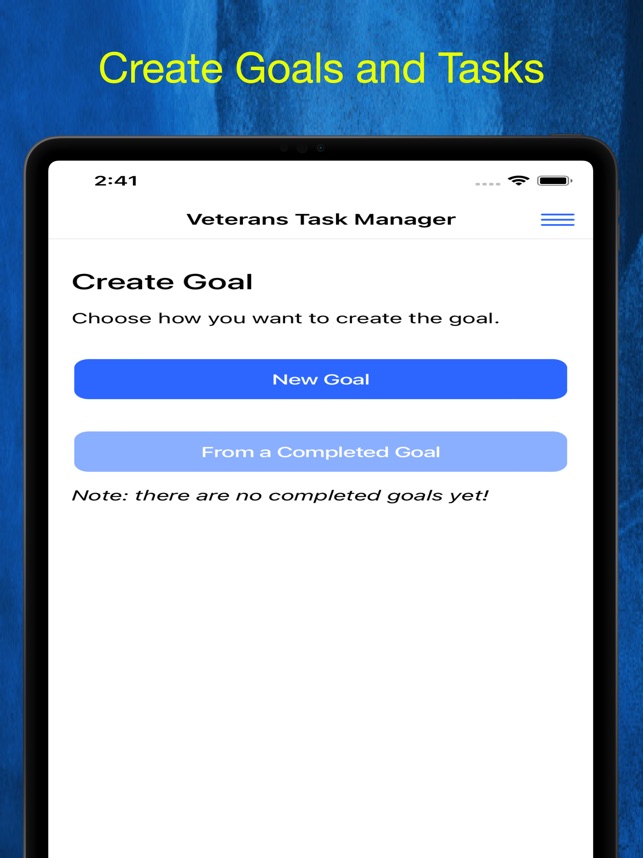 Veterans Task Manager screenshot 1 of 16