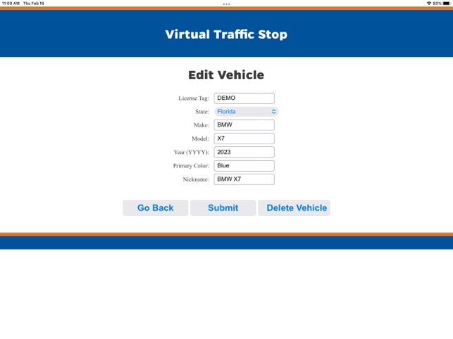 Virtual Traffic Stop screenshot 10 of 32