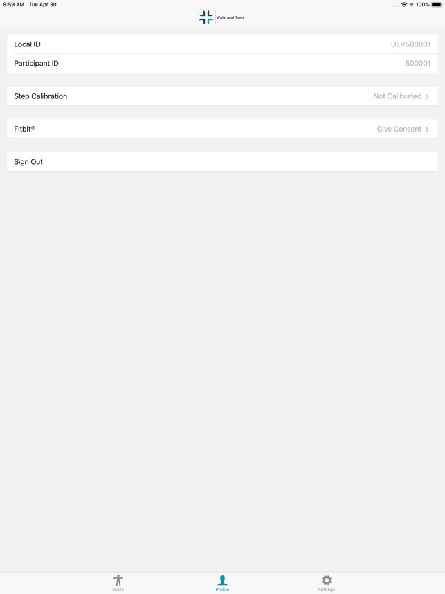 Walk and Step Test screenshot 2 of 6
