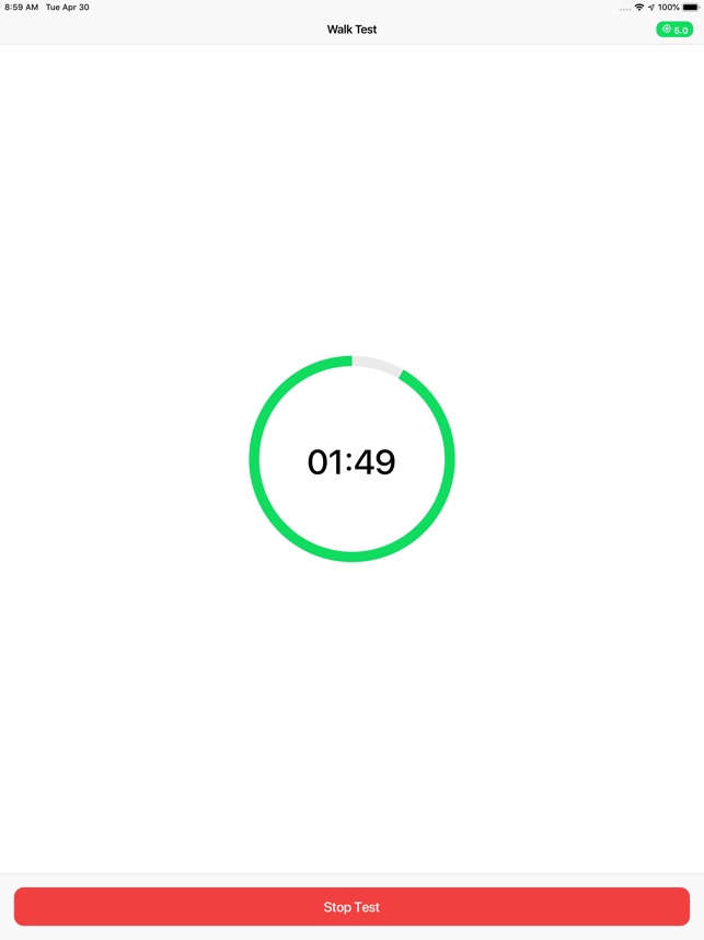 Walk and Step Test screenshot 3 of 6