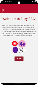 WashU Medicine Easy CBC screenshot 1 of 9