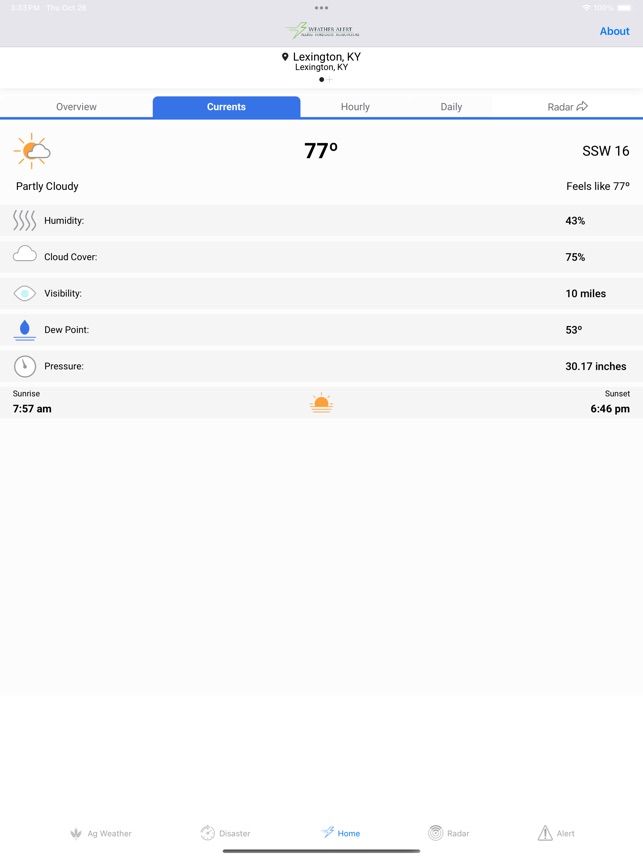 Weather Alert App screenshot 2 of 20