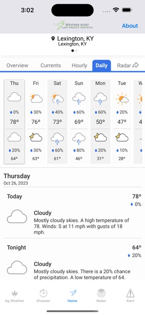 Weather Alert App screenshot 14 of 20