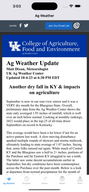 Weather Alert App screenshot 19 of 20