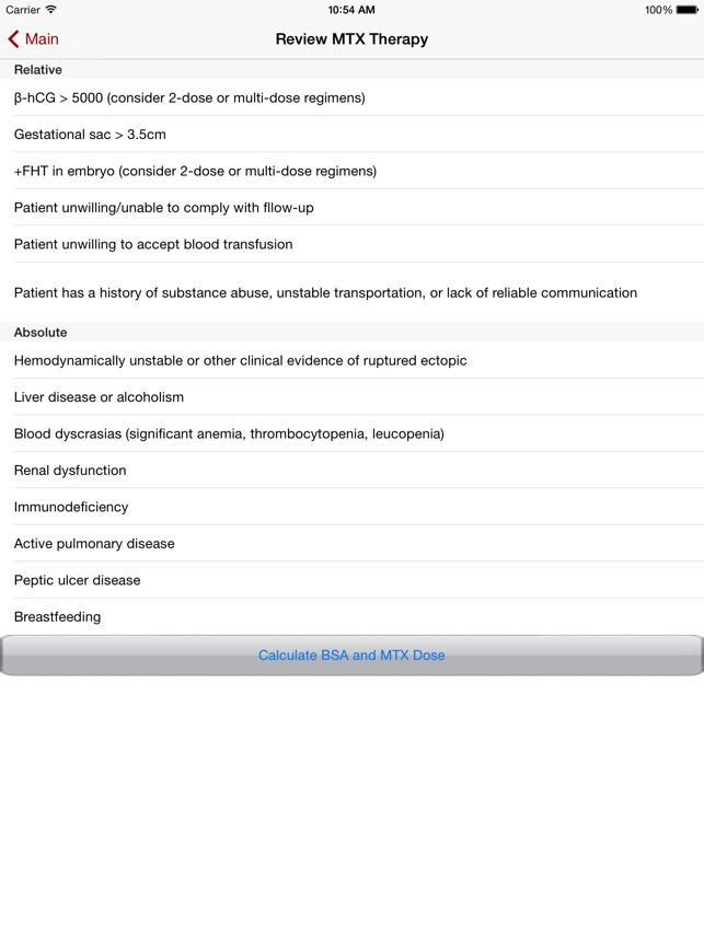 WUSM OB Calc screenshot 3 of 10