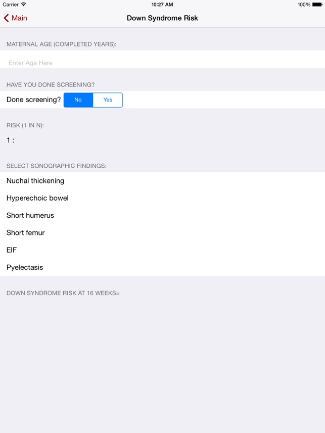 WUSM OB Calc screenshot 5 of 10