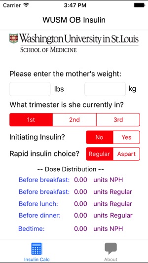 WUSM OB Insulin screenshot 4 of 6