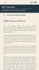 Yale Tour: History of Slavery screenshot 11 of 20