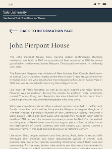 Yale Tour: History of Slavery screenshot 15 of 20