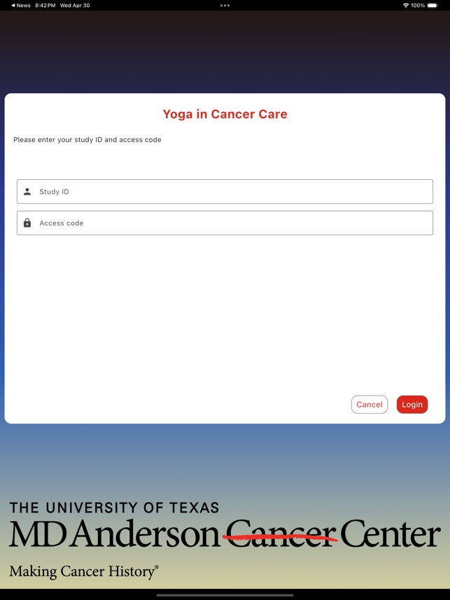 Yoga in Cancer Care screenshot 1 of 29